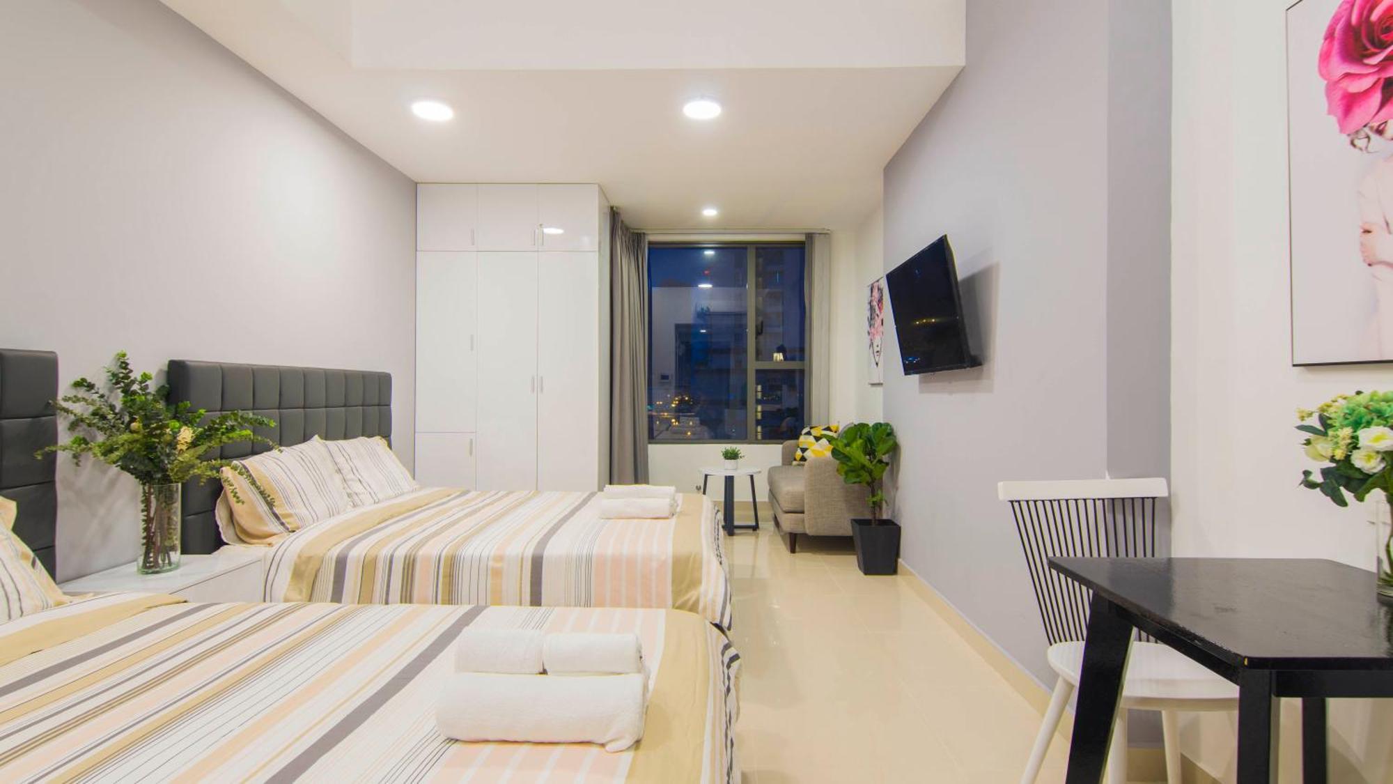 Apartment Min' - Rivergate Downtown Bui Vien - Free Pool *